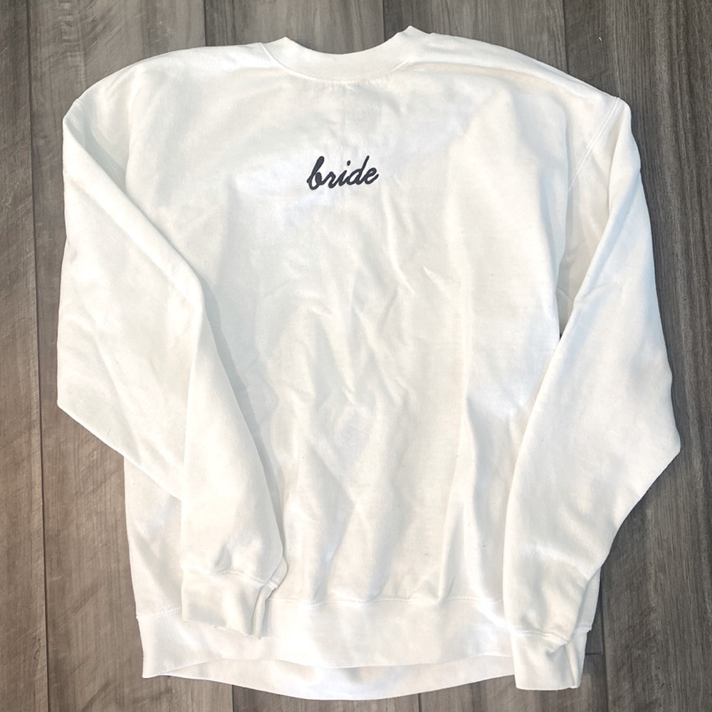 Embroidered Bride Sweatshirt